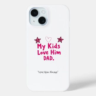 Handyhülle „Meine Kinder lieben ihn“ – Individuell Case-Mate iPhone Hülle