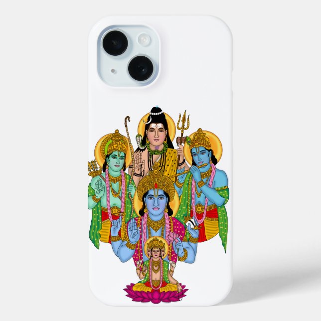 Handyhülle mit hinduistischen Göttern Case-Mate iPhone Hülle (Rückseite)