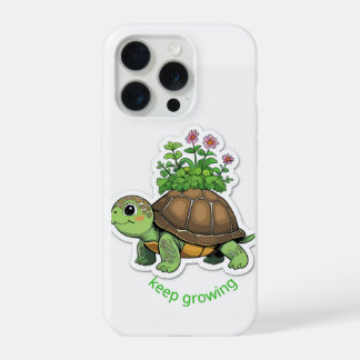 Handyhülle Süße Baby-Schildkröte trägt einen winzi iPhone 15 Pro Hülle