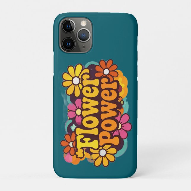 Handyhüllen | Tech-Accessoires | 70er | Retro | Fl Case-Mate iPhone Hülle (Rückseite)