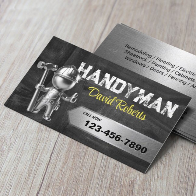 Handyman 3D-Service für Reparatur und Wartung von  Visitenkarte (Von Creator hochgeladen)