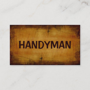 Handyman Antiquitätenkarte Visitenkarte