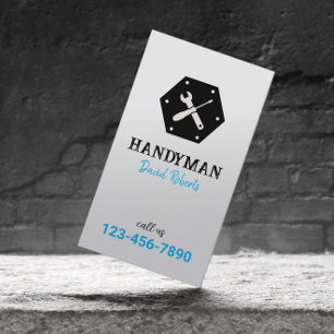 Handyman Auto Reparaturservice Minimalistisch Visitenkarte