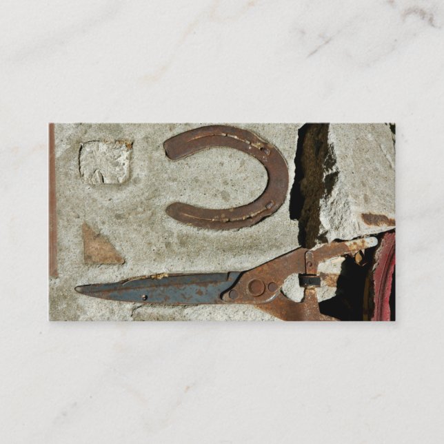 Handyman Business Card Construction Tools Visitenkarte (Vorderseite)