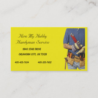 Handyman Business Card Terminkarte
