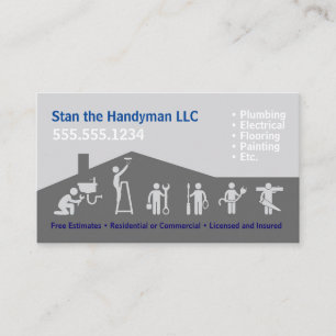 Handyman Business Card Visitenkarte