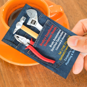 Handyman Business Card Visitenkarte
