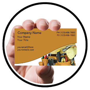 Handyman Business Cards Visitenkarte
