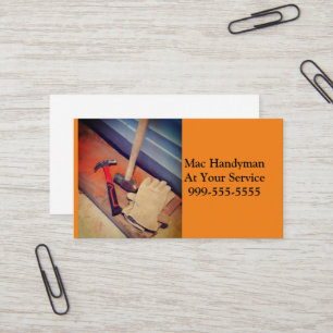 Handyman Business Cards Visitenkarte