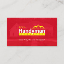 Handyman Business Cards - Zuhause Business