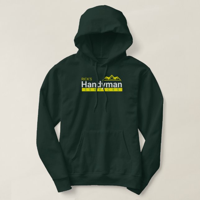 Handyman Business Custom Hoodie - Zuhause Business (Design vorne)