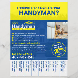 Handyman Business Flyer - Zuhause Business