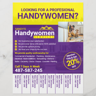 Handyman Business Flyer - Zuhause Business