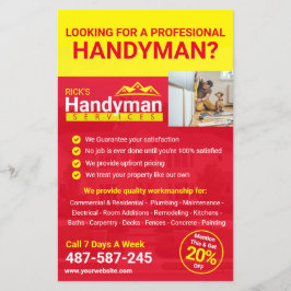 Handyman Business Promo Flyer - Zuhause Business