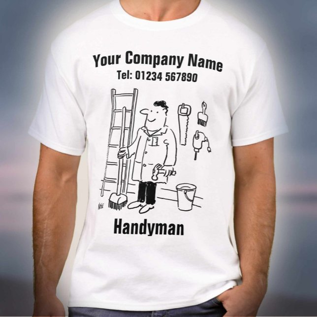 Handyman Cartoon T-Shirt (Von Creator hochgeladen)