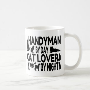 Handyman Cat Lover Kaffeetasse