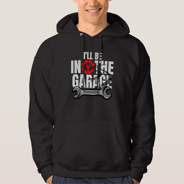Handyman Construction Mechanic Engineer Joke Men W Hoodie (Vorderseite)