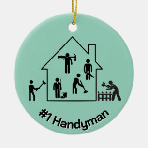 Handyman Design Keramik Ornament