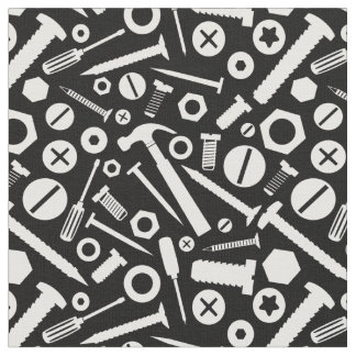 Handyman DIY Minister Fixit Hammer Nuts Bolts Tool Stoff