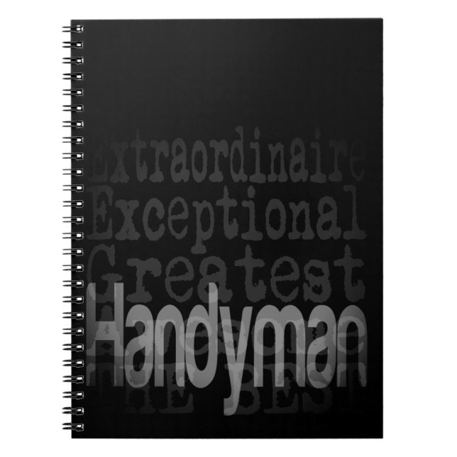 Handyman Extraordinaire Notizblock (Vorderseite)