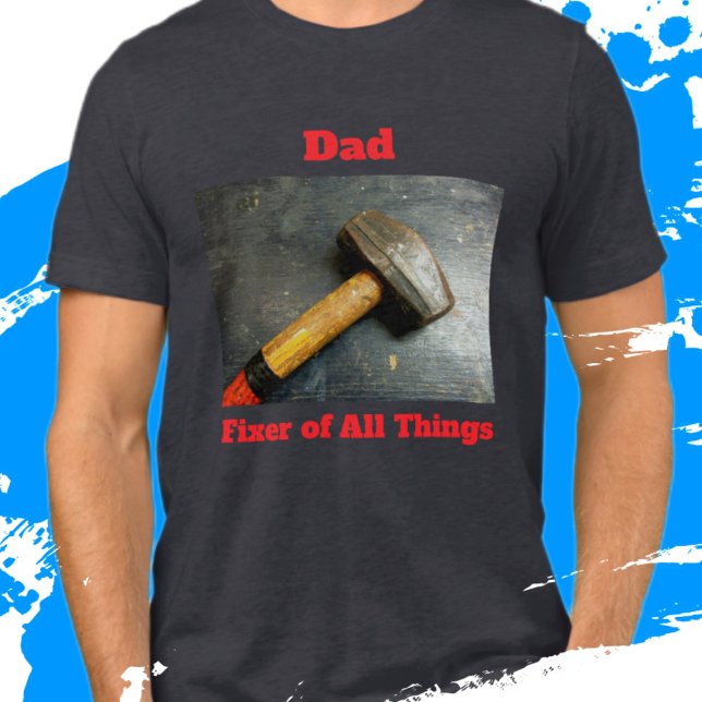 Handyman Fixer of All Things Sledge Hammer Tri-Blend Shirt (Von Creator hochgeladen)