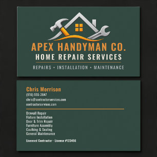 Handyman Green Professional Services Visitenkarte