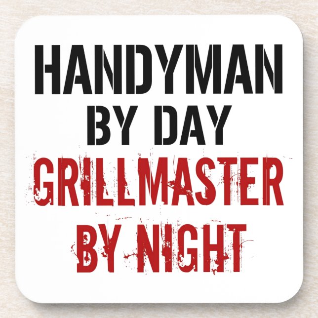 Handyman Grillmaster Untersetzer (Vorderseite)