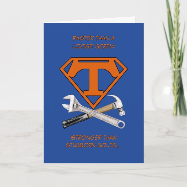 Handyman Held  Karte (Vorderseite)