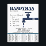 Handyman-Installations-Services reißen den Foto-Fl Flyer<br><div class="desc">Moderne Flyer für Handyman</div>