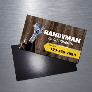 Handyman Instandhaltungsbetriebs-Installations-Ser Magnetische Visitenkarte