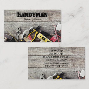 Handyman Maintenance-Visitenkarte Terminkarte