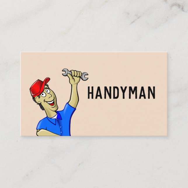 HANDYMAN MECHANIC PLUMBER BUSINESS CARDS VISITENKARTE (Vorderseite)