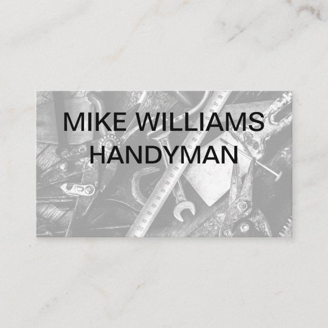 Handyman New Business Cards Visitenkarte (Vorderseite)