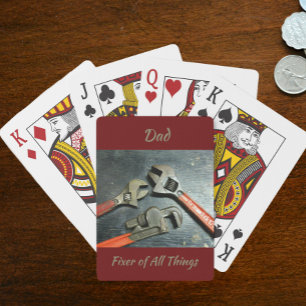 Handyman Red Handled Wrenches spielen Karten Spielkarten