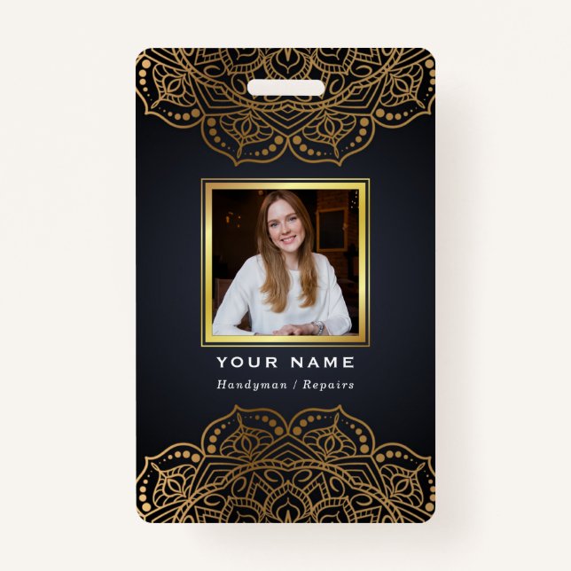Handyman repariert Black Gold  Ausweis (Vorderseite)