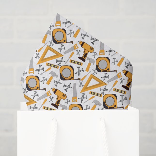 Handyman Seidenpapier in Gelb (Geschenk Tasche)