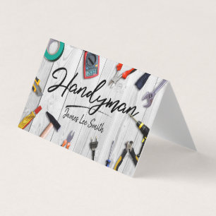 Handyman Services Business Card Visitenkarten