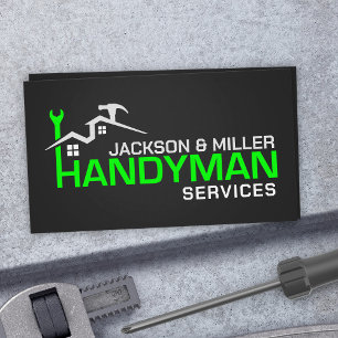 Handyman Services Cool Simple Visitenkarte