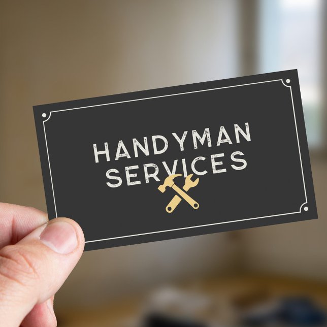 Handyman Services Visitenkarte (Handyman Services Business Card)