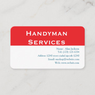 Handyman Services Visitenkarte