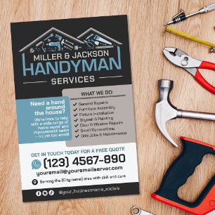 Handyman Services - Zuhause-Reparatur und -Wartung Flyer