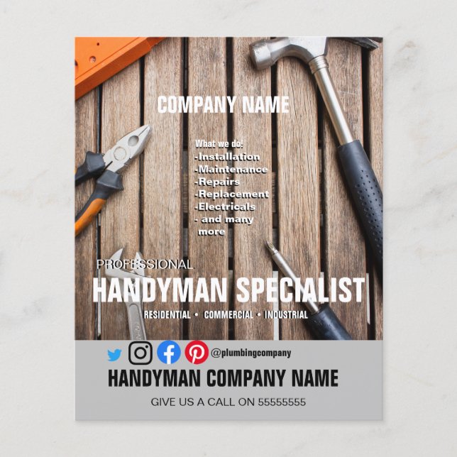 HANDYMAN SPECIALIST Flyer (Vorne)
