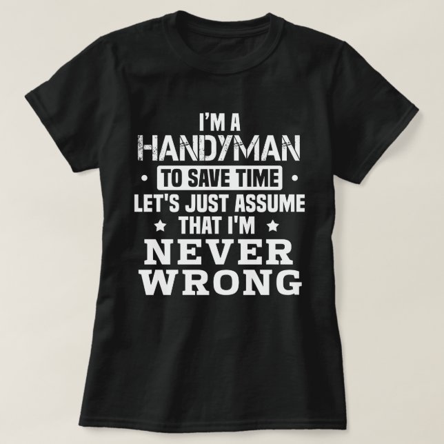 Handyman T-Shirt (Design vorne)