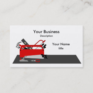 Handyman Tool Box Business Card Visitenkarte
