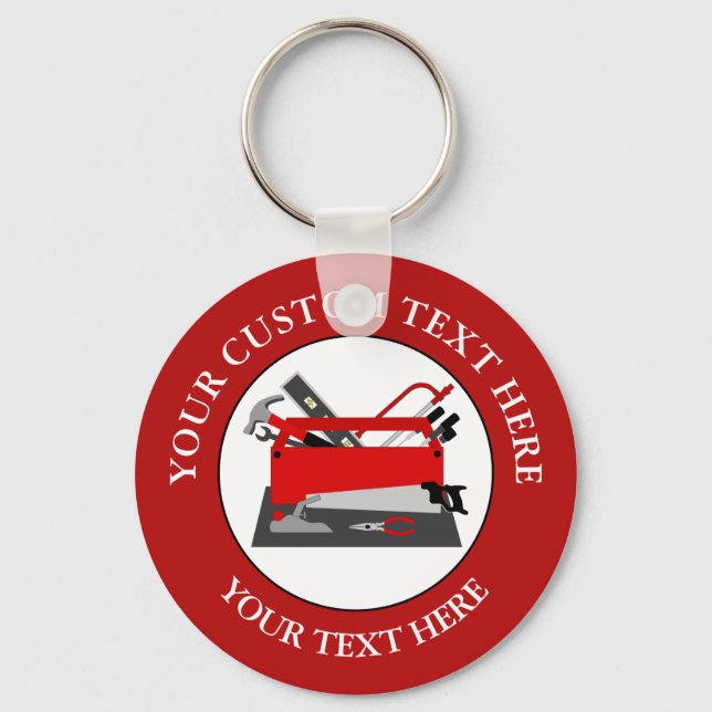 Handyman Tool Box Schlüsselanhänger (Vorderseite)