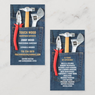 Handyman Tools Business Card Visitenkarte
