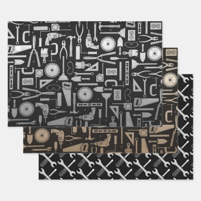 Handyman Tools Collection Geschenkpapier Set (Set)