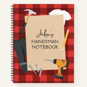 Handyman Tools Notebook für Männer Notizbuch