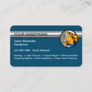 Handyman Unique Business Cards Design Visitenkarte
