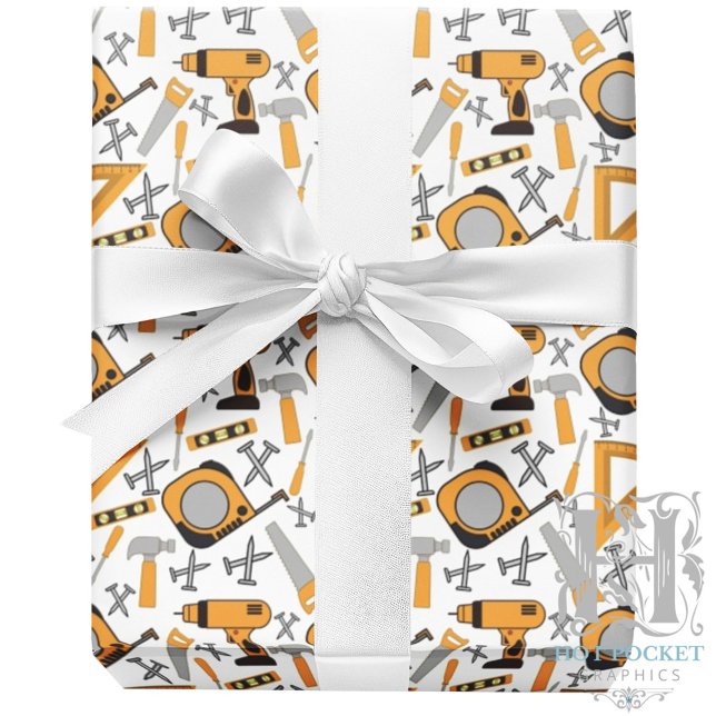Handyman-Wrapapier in Gelb Geschenkpapier (Von Creator hochgeladen)